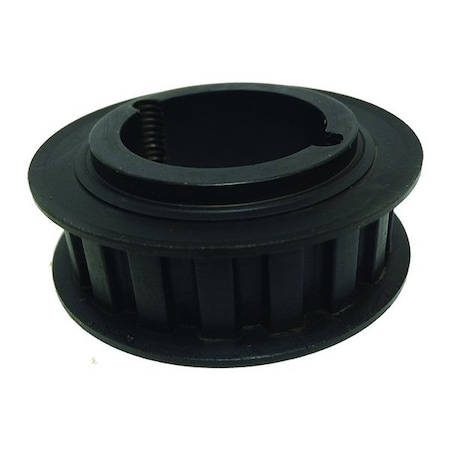 B&B Manufacturing TL20L050-1008, Timing Pulley, Steel, Black Oxide,  TL20L050-1008